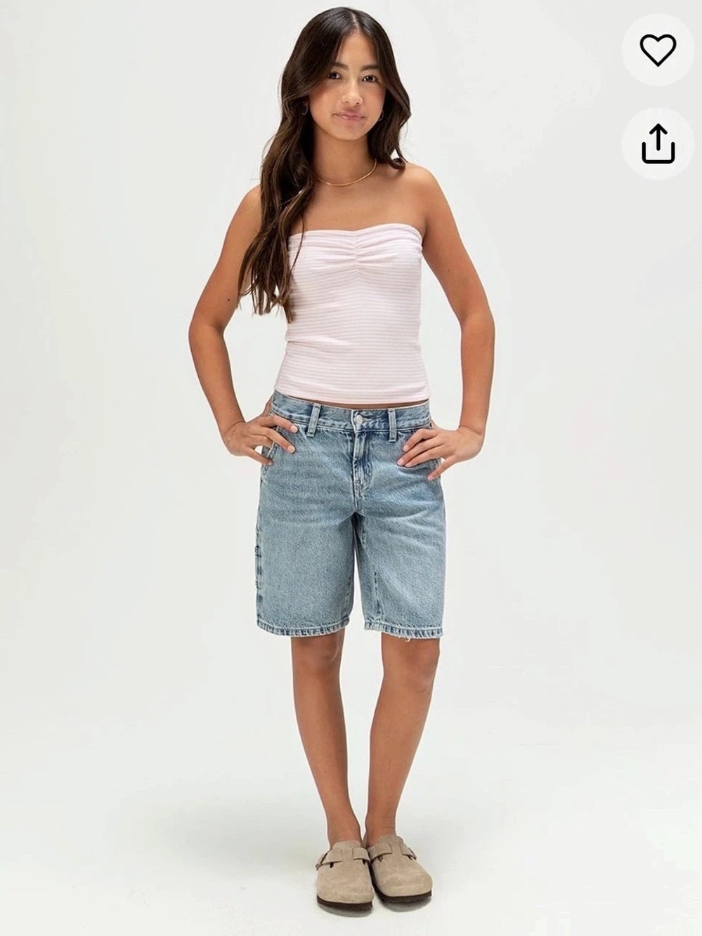 RSQ Bermuda Denim Shorts Size 10 Like New